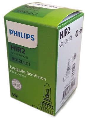HIR2 PHILIPS LongLife EcoVision 1st lange Lebensdauer PX22d 9012LLC
