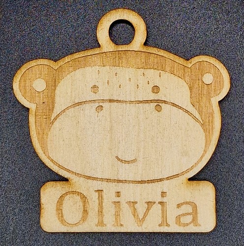 Personalisierter Schlüsselanhänger Holz Gravur Geschenk Name - Bild 7 von 24