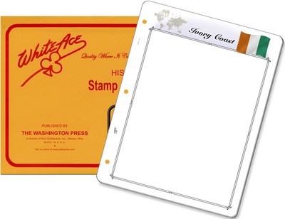  White Ace Border Pages For Ivory Coast 