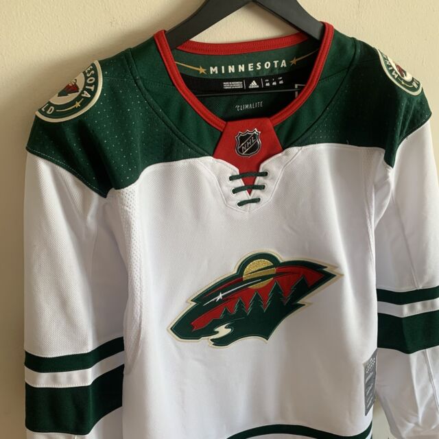 Minnesota Wild Authentic adidas Away Jersey White Size 46 for sale ...