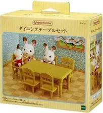 Sylvanian Families Calico Critters Furniture dining table set KA-421 96306
