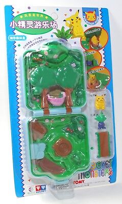 Auldey tomy Pokemon Pocket Monsters Playset w Pikachu & Nazonokusa CHIBI RARE | eBay