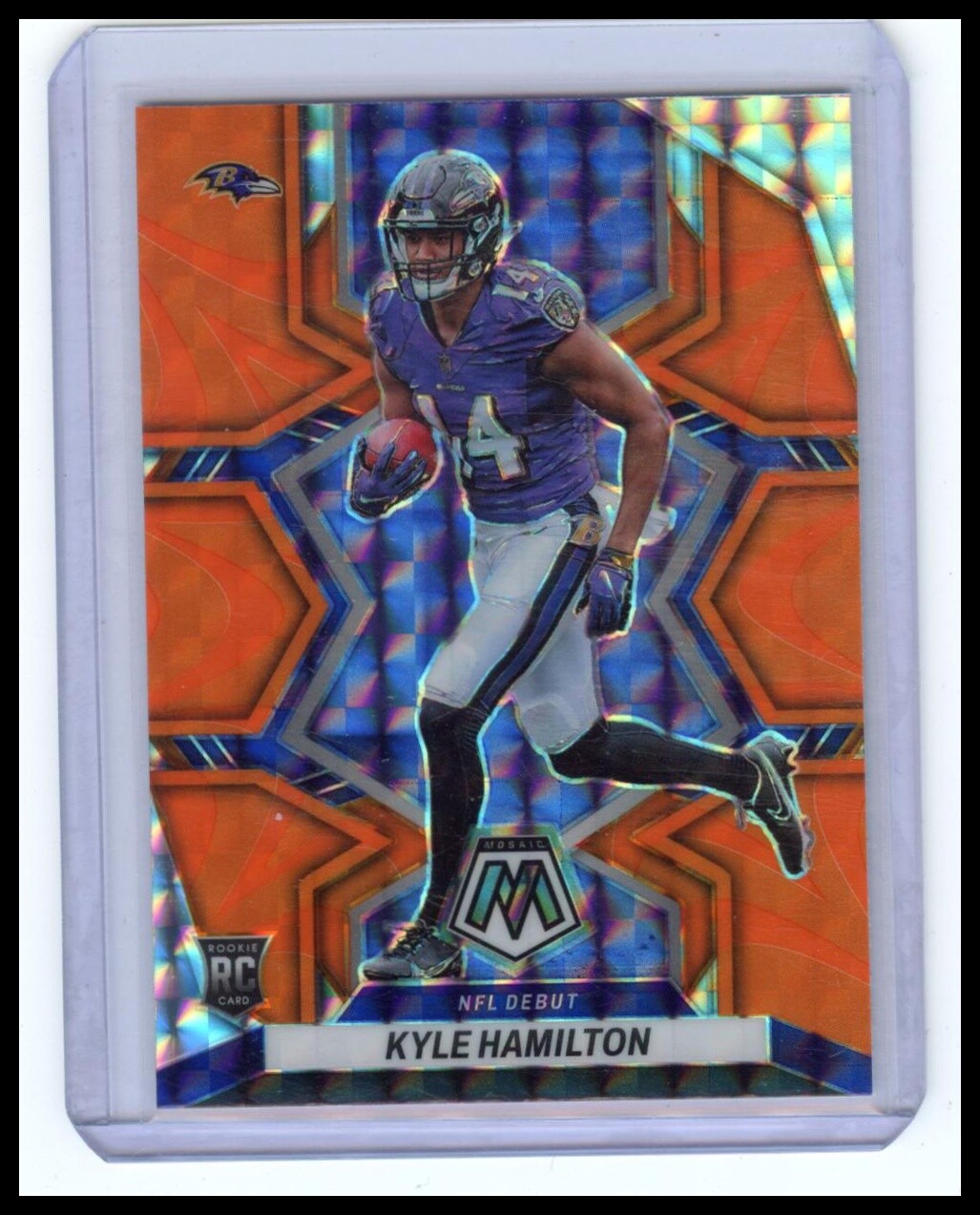 2022 Panini Mosaic 288 Kyle Hamilton Mosaic Reactive Orange eBay