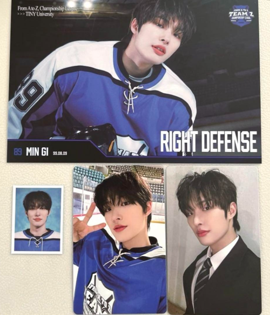 ATEEZ MINGI 2024 ATINY FC 5TH MEMBERSHIP KIT PHOTOCARD ATEEZ MINGI 2024 ATINY FC 5TH MEMBERSHIP KIT PHOTOCARD