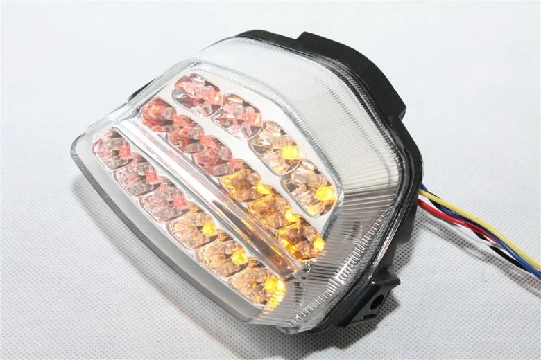 Luz trasera LED transparente señal de giro de freno para 08-12 Honda CBR 1000RR/Fireblade Foto 2 de 4