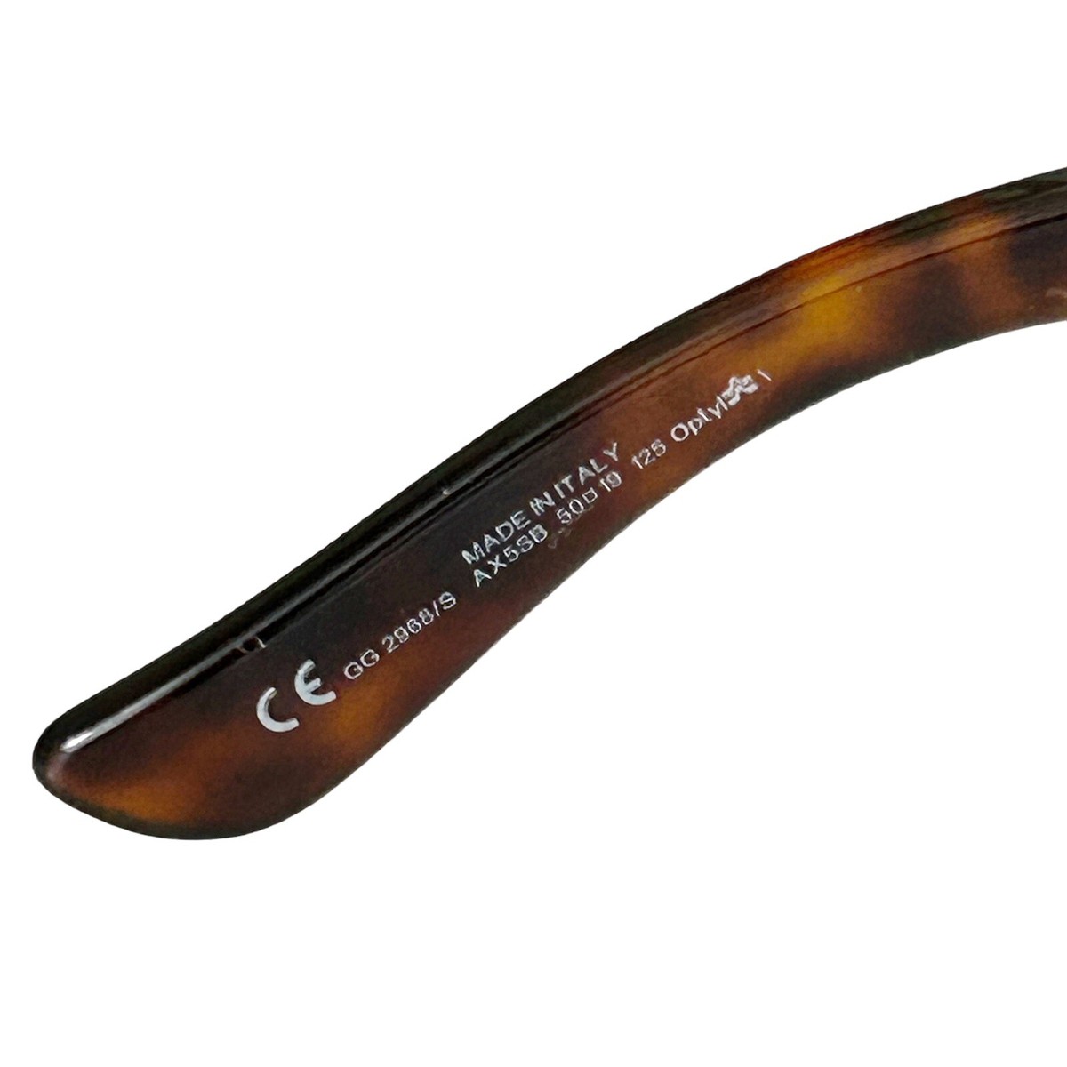 GUCCI Vintage 2000 Y2K Tortoiseshell GG 2968/S Sunglasses