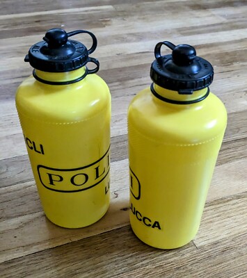  Vintage NOS ALE TORINO Water Bottle CICLI POLI LUCCA MADE IN ITALY