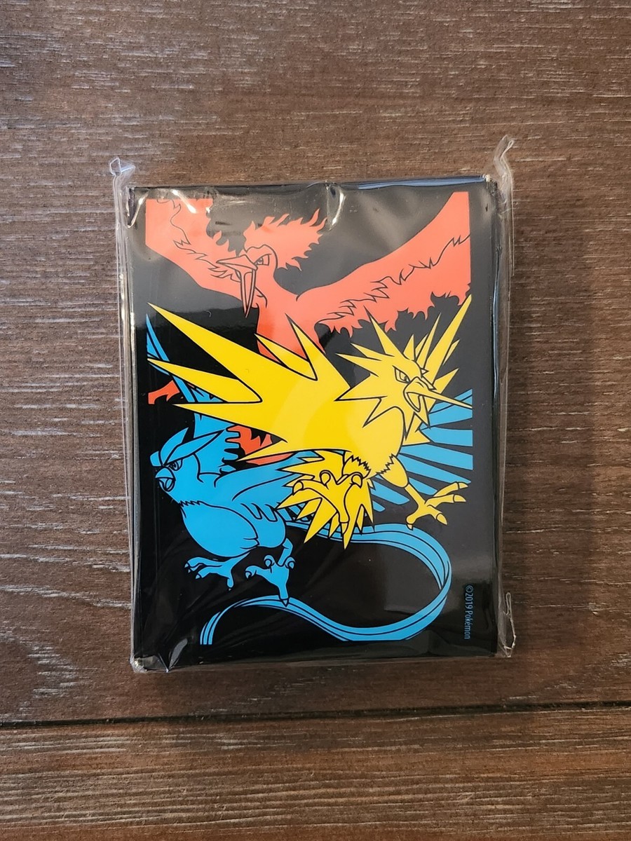 Pokémon Hidden Fates 65 CT. Sleeves Articuno Zapdos Moltres New