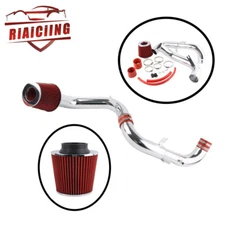 for 06-11 Honda Civic EX/LX/DX 1.8L 3'' Cold Air Intake Pipe Kit w/ Red Filter