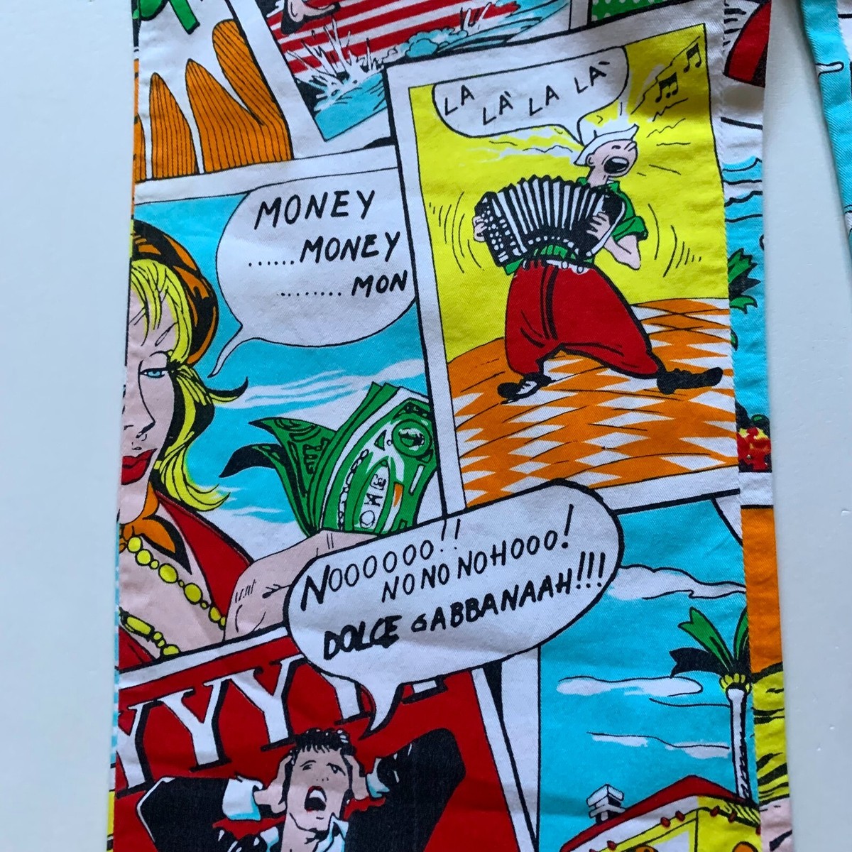 Rare Vintage Archive Dolce And Gabbana Comic Strip Pop Art Allover