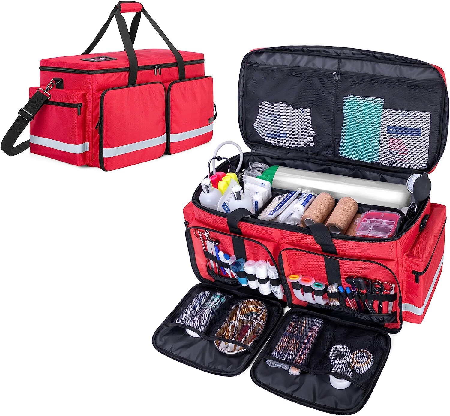 Bag For Medical Supplies Emergency Trauma First Aid Kit EMS EMT BP Cuff NOT Sto eBay