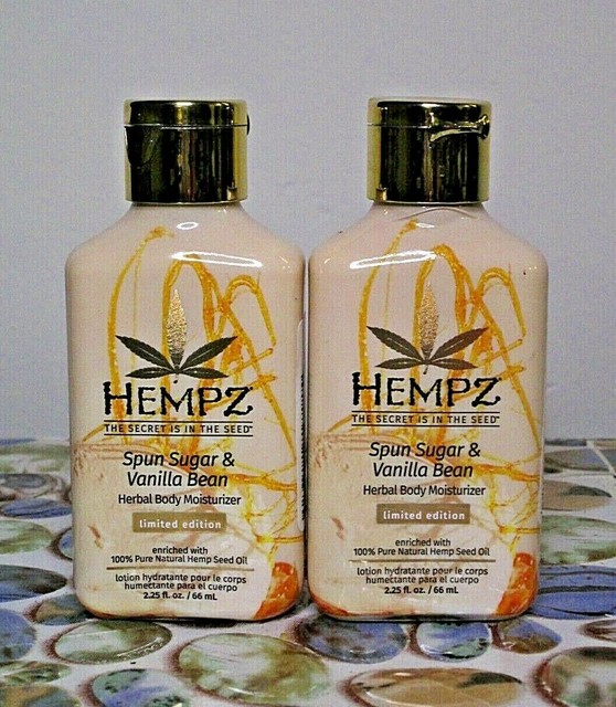 Hempz Spun Sugar & Vanilla Bean Moisturizer 2.25oz-2020 for sale online