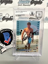 KELLY SLATER SIGNED AUTOGRAPHED 1995 #66 BAYWATCH ON CARD BECKETT BGS SLABBED 10