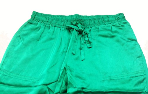 19MM 100%Silk Sleep Lounge Pants Draw String&Elastic Waist Silk Pajama Bottoms L - Picture 7 of 16