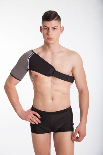 Hochwertige Schulterbandage aus offenporigem Neopren, Schulter-Bandage - Picture 4 of 9