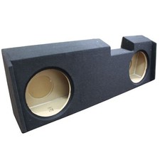 King Boxes 12" Dual DF Sealed Carpet Box 19-23 Silverado/Sierra Crew Cab AG19-12