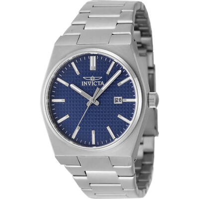 ら Invicta Men's Watch Speedway Quartz Blue Dial Stainless Steel