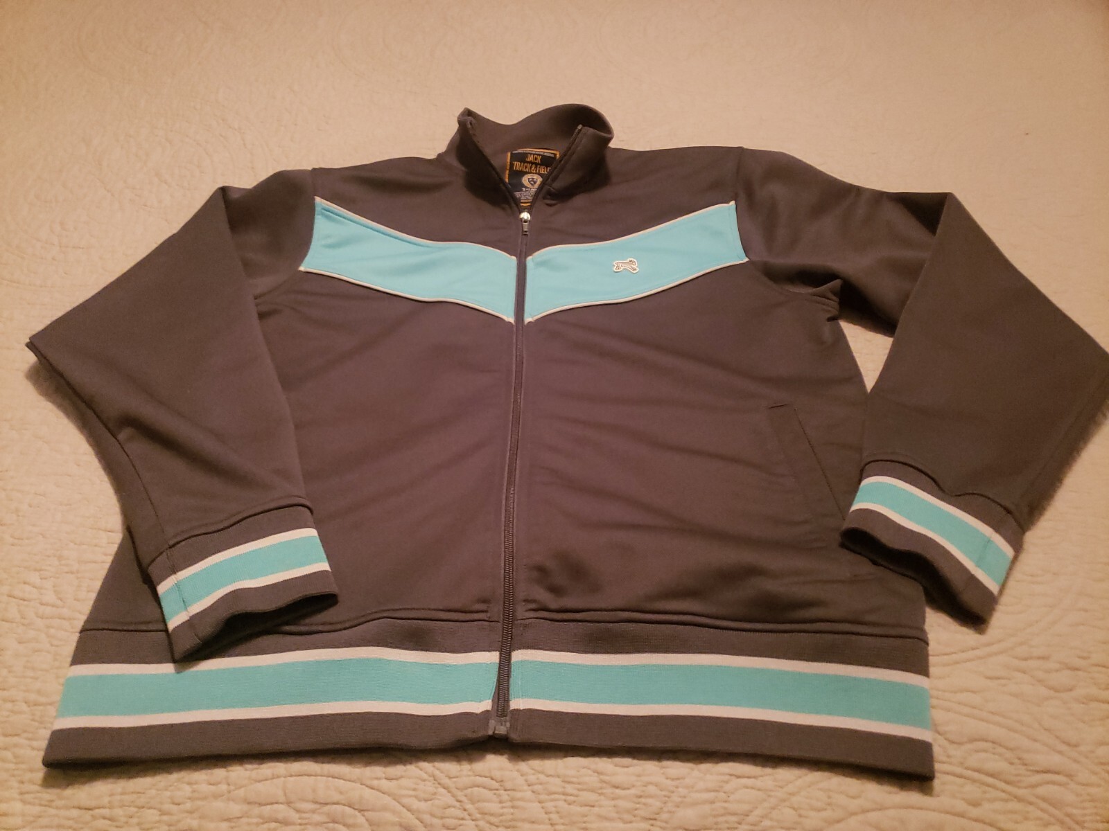 Vintage Jack Track And Field Jacket Mens Sz XL Full … Gem