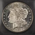 1921 年 1 美元摩根银元-精铸-ICG MS 64 PL-SKU-B4632