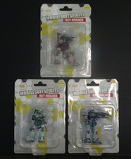 Mobile Suit Spirits Key Holder Set 1 - Gundam Anime Keychain Lot