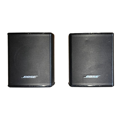 Bose Virtually Invisible Cube Speaker Pair with Speaker Wire Adapters Tested