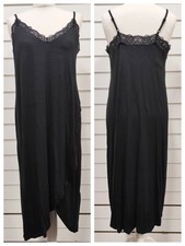 POUR MOI LADIES BLACK MIDI JERSEY CHEMISE NIGHTDRESS SLIP DRESS UK SIZES 8-16