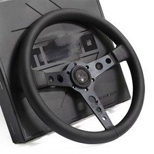 Black Edition 350mm14inch P5 Steering Wheel Genuine Pu Leather For Racing Car Black Edition 350mm14inch P5 Steering Wheel Genuine Pu Leather For Racing Car