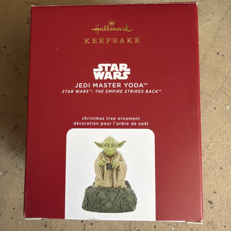 2020 Hallmark Star Wars Empire Strikes Back Jedi Master Yoda Ornament U58/4401