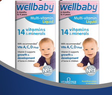 Vitabiotics Wellbaby Multivitamin Liquid 150ml - 2er Pack. GRATIS P+P