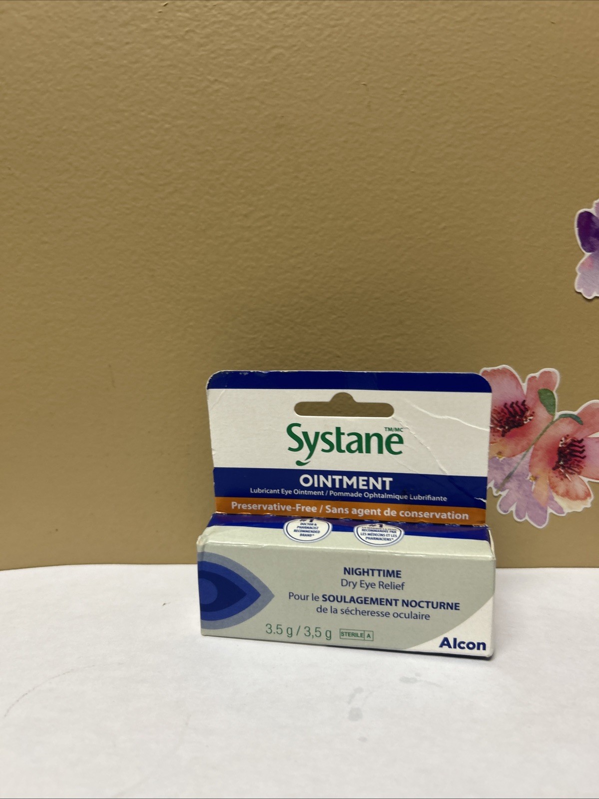 NIB/Sealed Systane Nighttime Dry Eye Relief Ointment 3.5g Ex