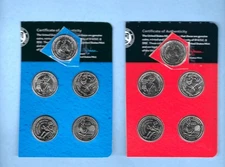 2025 P and D Uncirculated BU Quarter Set- PD From Mint Sets-10 Coins