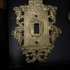 Virginia Metalcrafters Brass Single Switch Plate Cover