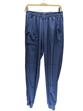 Scrubstar Small Indigo Jogger Scrub Pants Elastic Waist Multi Pocket Workwear