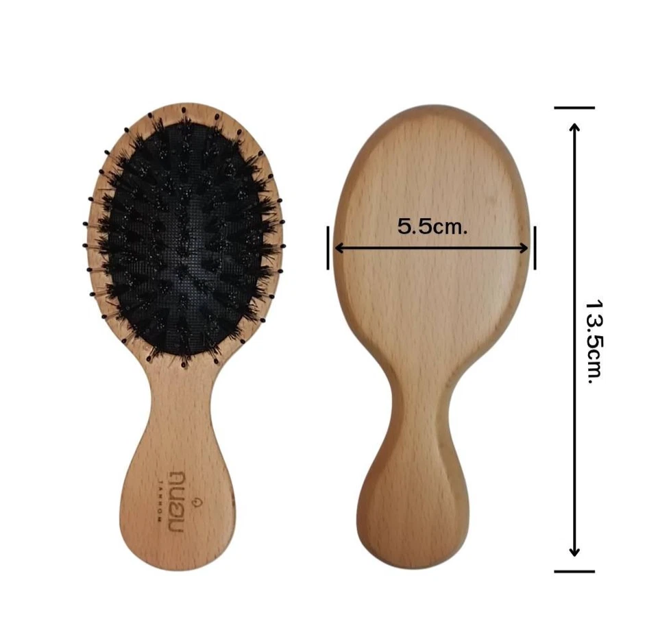 Peine Cuidado del Cabello Bienestar Masaje Cuero cabelludo Natural Cepillo de Cabello Peines de Dientes 1 pieza Foto 2 de 4