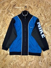 Nike Track Jacket 90s Retro Sporty Casual Activewear Blue Black XL