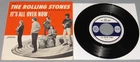 ROLLING STONES: IT'S ALL OVER NOW / GOOD TIMES BAD TIMES; Rare Picture Sleeve 45