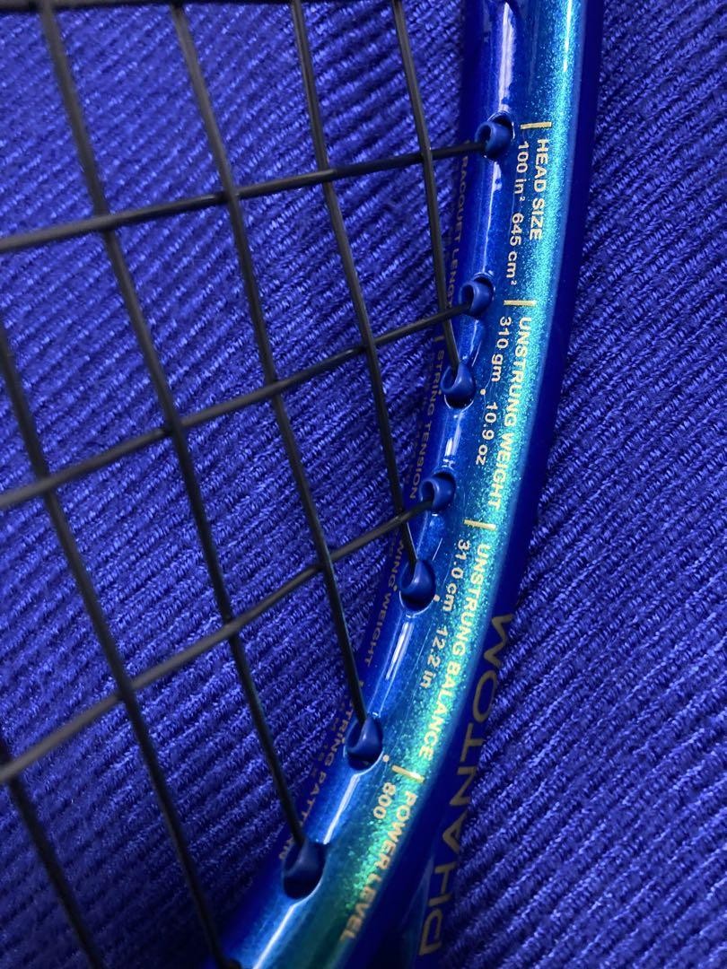 prince　PHANTOM100 O3 G2 Prince Phantom 100 O3 Tennis Racket G2 Blue Used | eBay