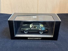 Minichamps 1/43 Porsche 911 Turbo 1977 dark green metallic Minicar