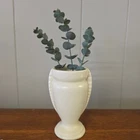 Vintage Shawnee Matte White Art Pottery Vase Art Deco Style