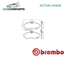 BRAKE PADS SET BRAKING PAD FRONT P 23 069 BREMBO NEW OE REPLACEMENT