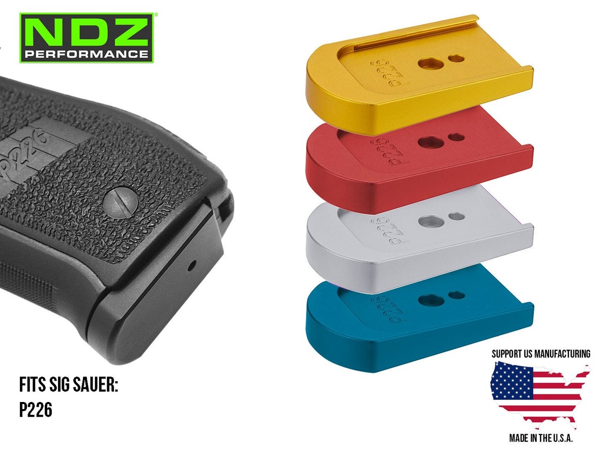 NDZ Sig P226 X X5 Legion XCarry MK25 Magazine Base Plate Aluminum