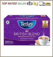 Tetley British Blend Premium Black Tea, 320 Tea Bags, Rainforest Alliance Certif