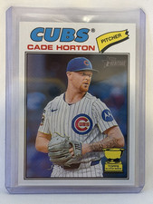 Topps 2026 Heritage Alternate Banner Cade Horton #396 Rookie Chicago Cubs Card