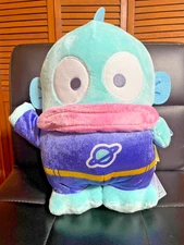 Sanrio Hangyodon Hero Costume Standing Style Plush 13.8in Round1 Exclusive NWT
