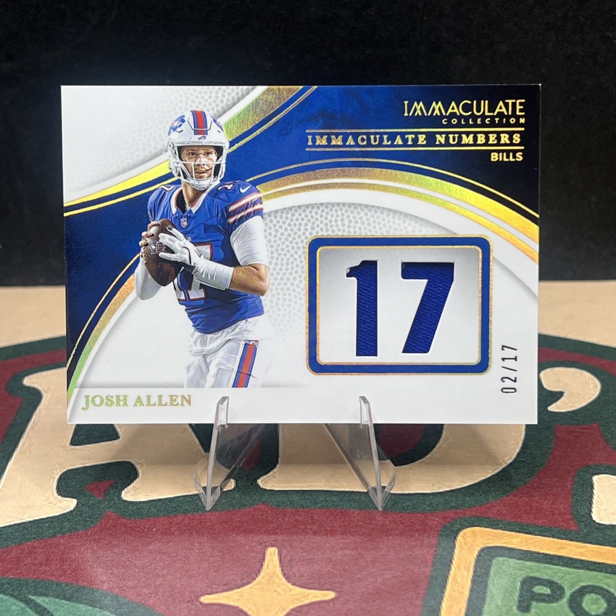 JOSH ALLEN 2025 Immaculate Numbers ~ Bills Jersey #'d /17 | eBay