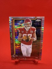 2025 Topps Chrome Football Travis Kelce #150 Pulsar Refractor Chiefs 