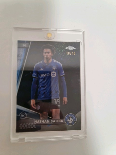 Topps MLS Chrome Nathan Saliba RC 10/10
