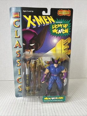 X-Men Classics Wolverine 1996 Toy Biz In Box Light Up Action Figure Marvel E9