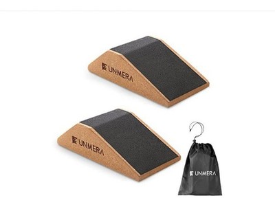 Squat Wedge Blocks 2-Pack Heel Elevated Slant Boards for Squats Balance