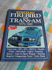 Pontiac Firebird Trans-am 1973-1981 Brooklands Roadtest Portfolio Vgc Sd455 Pontiac Firebird Trans-am 1973-1981 Brooklands Roadtest Portfolio Vgc Sd455